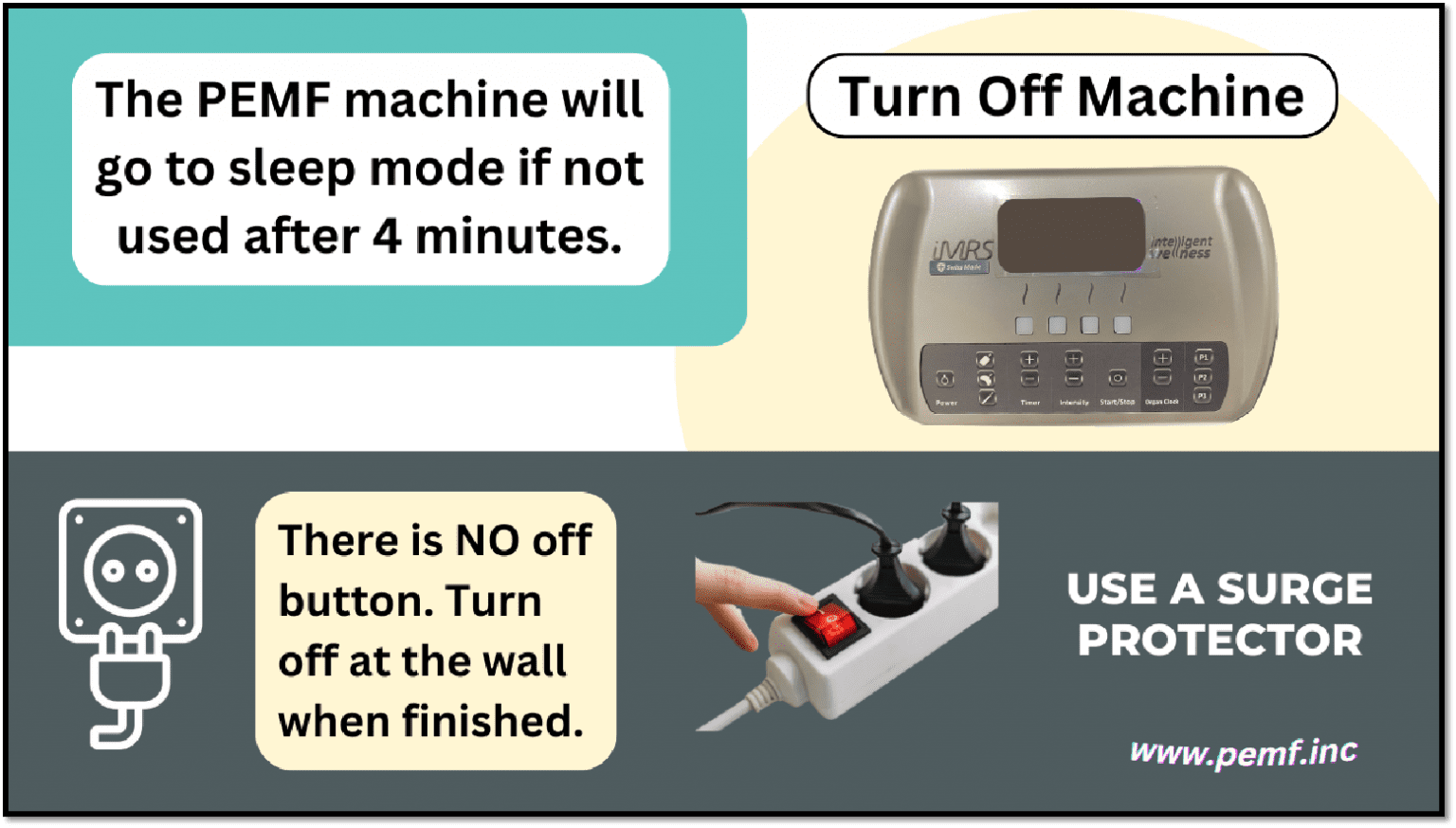 iMRS Pemf Rental Tips PEMF Inc