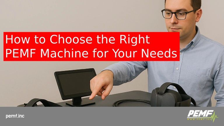 How to Choose the Right PEMF Machine for Your Needs