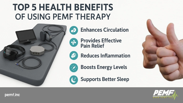 Top 5 Health Benefits of Using PEMF Therapy