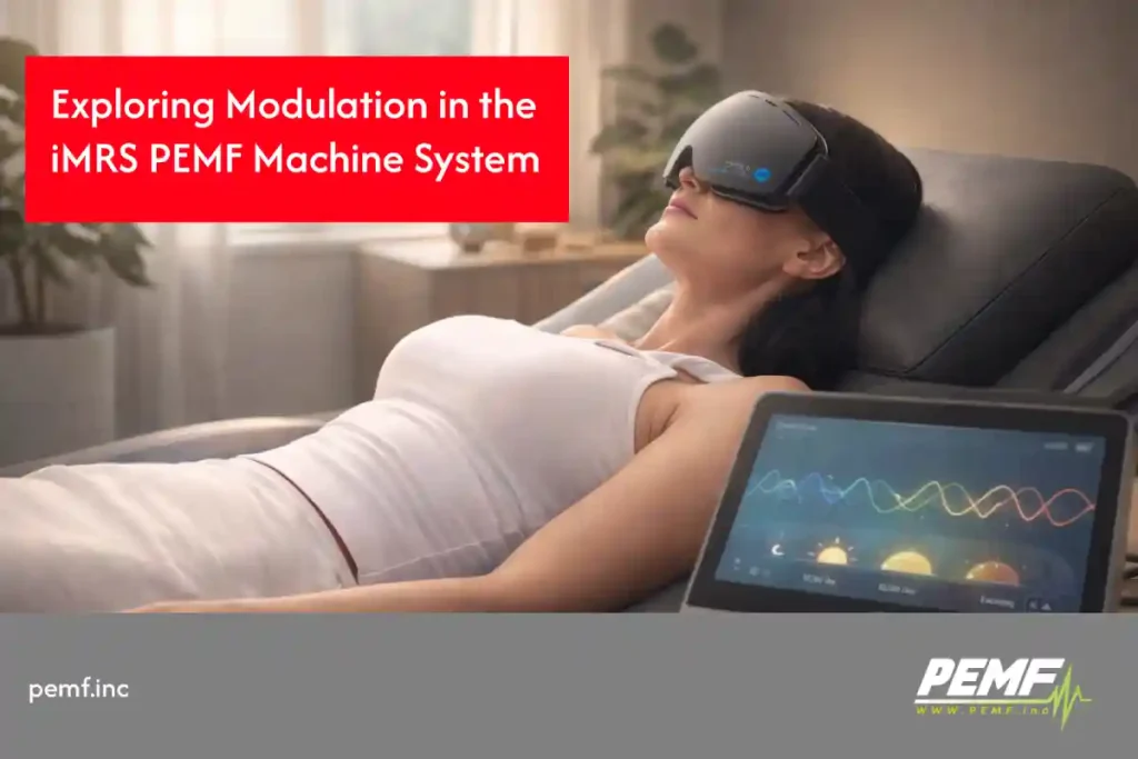 modern PEMF therapy mat and control unit