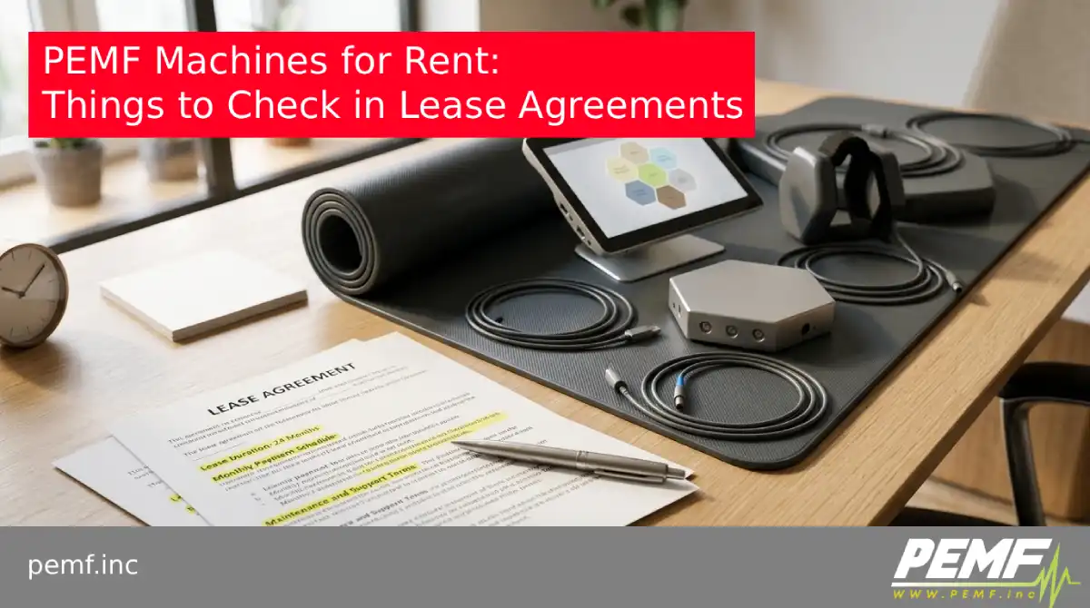 PEMF Machines for Rent: Things to Check in Lease Agreements