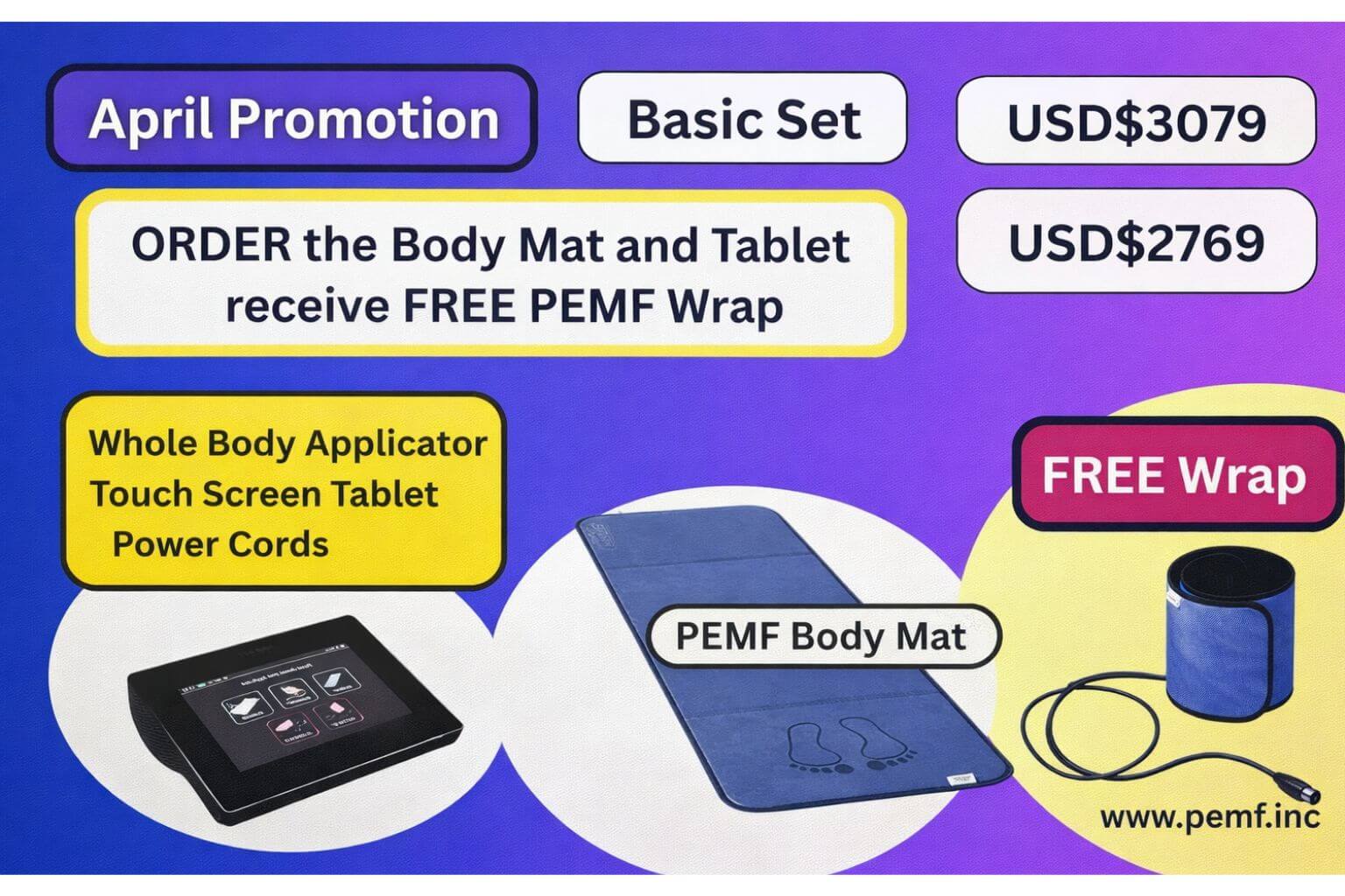PEMF April Promotion