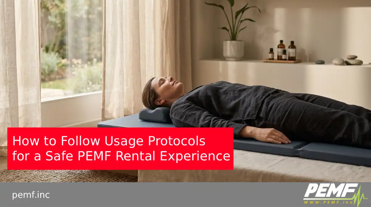 How to Follow Usage Protocols for a Safe PEMF Rental Experience