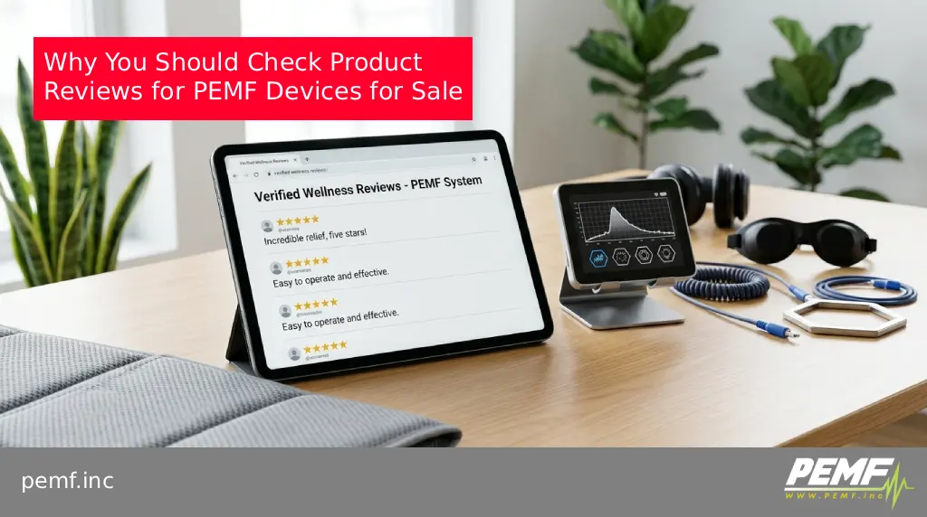 Why You Should Check Product Reviews for PEMF Devices for Sale