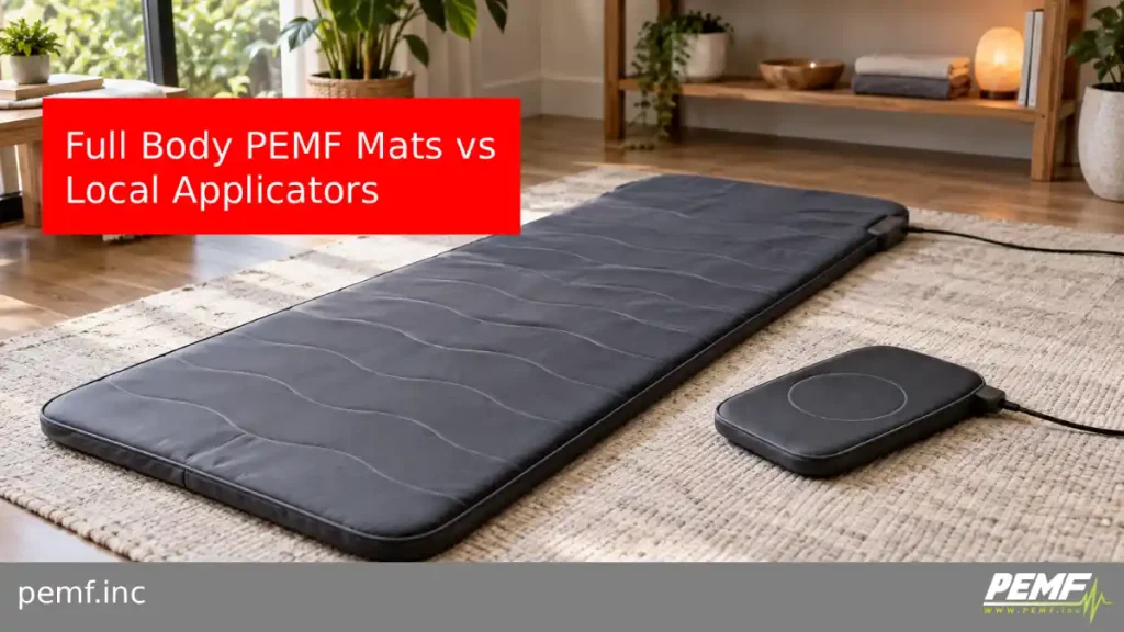 PEMF mat vs applicator