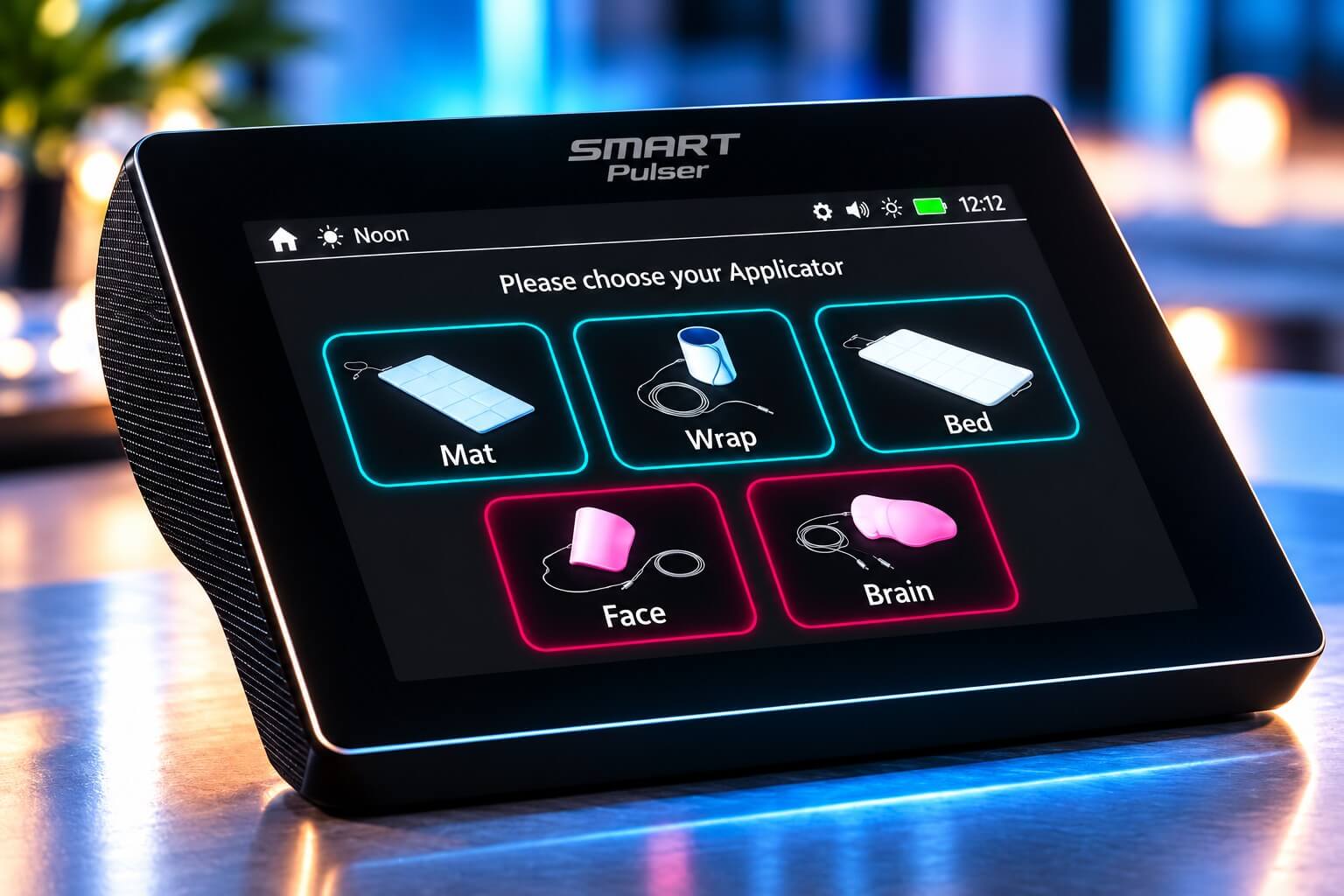 Smart Pulser PEMF touchscreen control unit