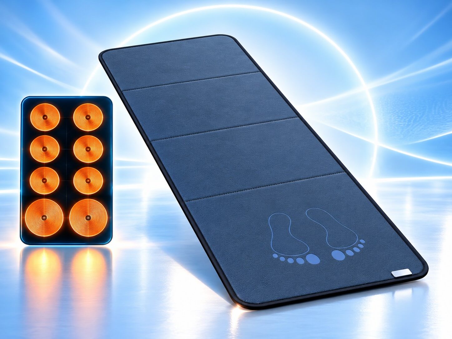Smart Pulser whole-body PEMF mat with touchscreen tablet