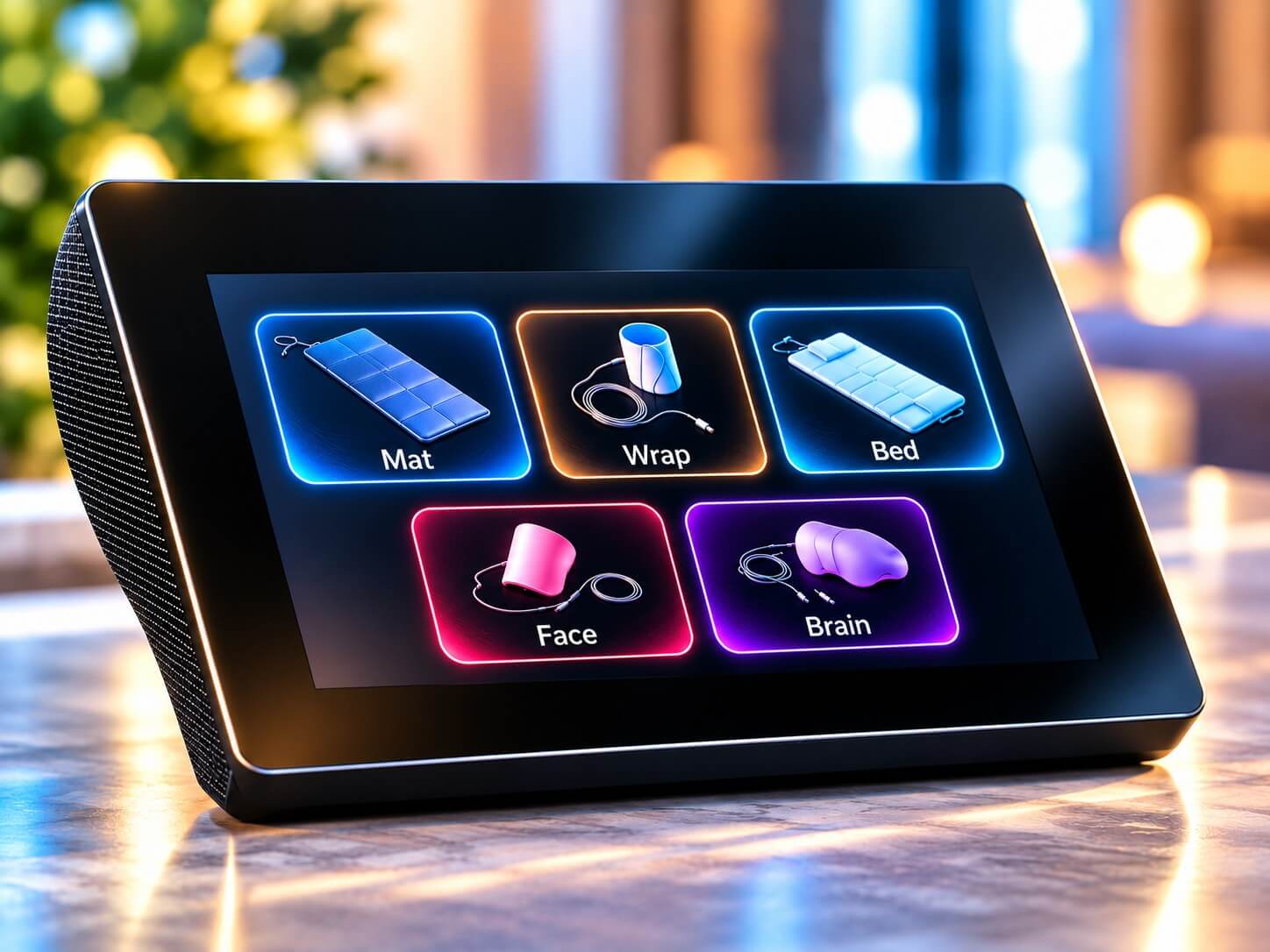 Smart Pulser PEMF touchscreen control tablet