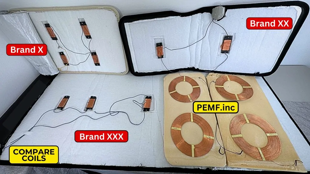 PEMF Coils comparison